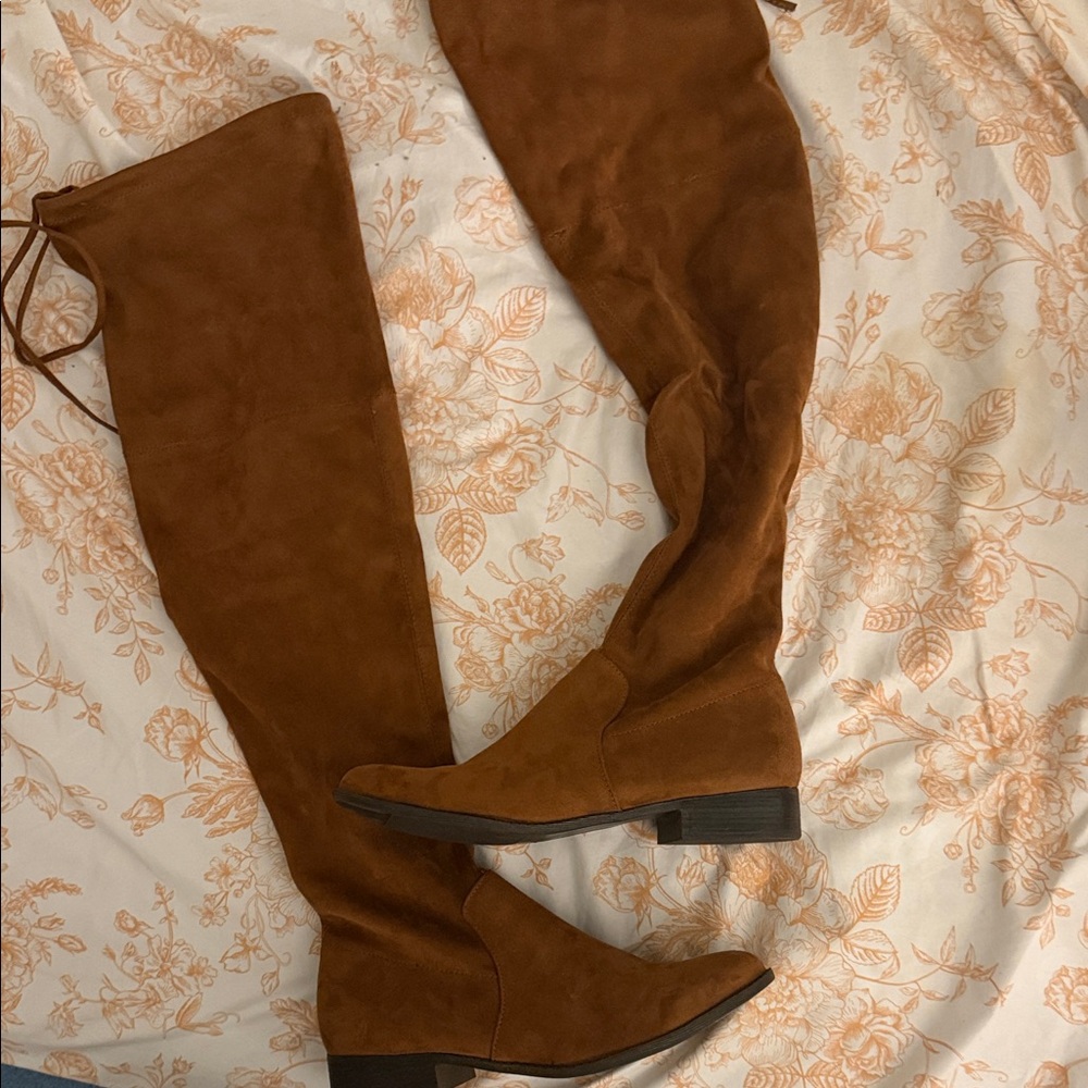 a new day Tan Over-the-Knee Boots